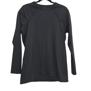 Tommie Copper Men Black Long Sleeve T-Shirt XL Copper & Zinc Infused RN#135995